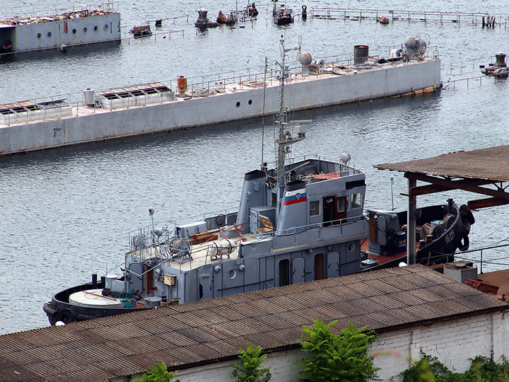 Рейдовый буксир РБ-225 ЧФ РФ в бухте Севастополя