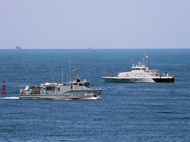 Противодиверсионный катер "П-424" Черноморского флота