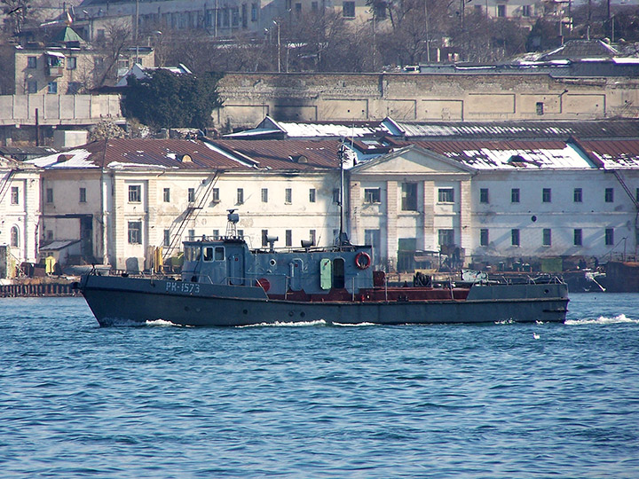 Рейдовый катер РК-1573 Черноморского флота на ходу