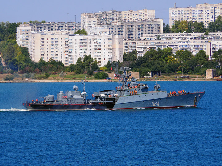 МПК "Муромец" Черноморского флота на ходу