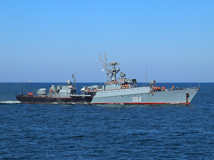 МПК "Муромец" Черноморского флота на ходу