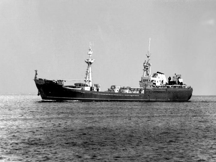 Средний разведывательный корабль "Рица" Черноморского флота