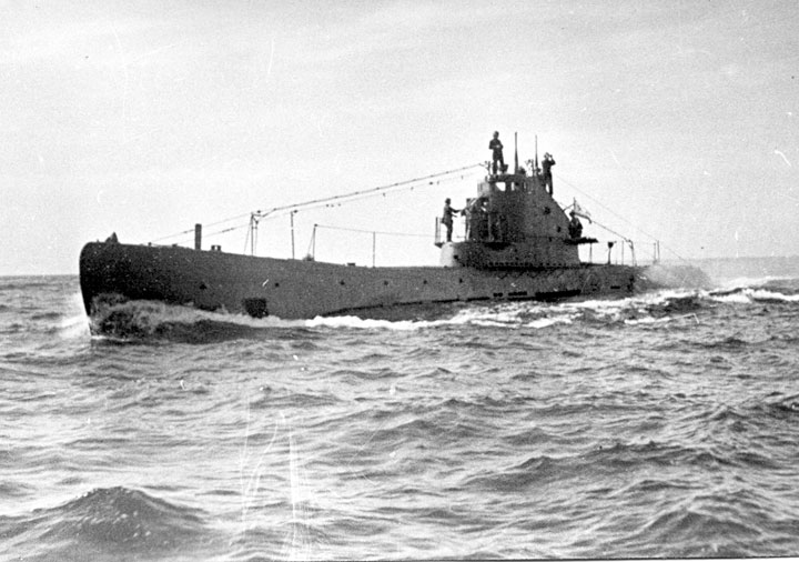 Подводная лодка "Щ-204" Черноморского Флота в боевом походе