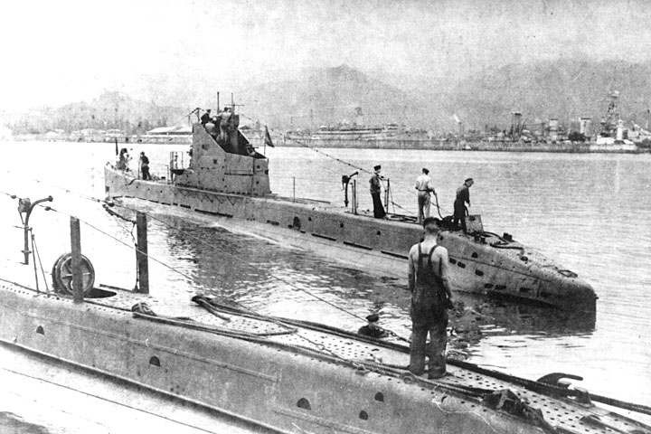Подводная лодка "Щ-204" Черноморского Флота в боевом походе