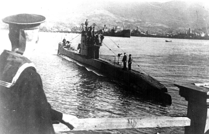 Подводная лодка "Щ-216" Черноморского Флота, Батуми, 1943 г.